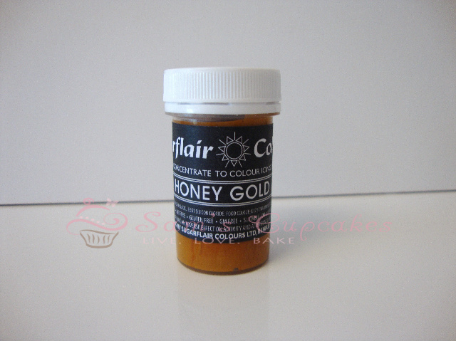 Pastel Honey Gold Sugarflair Paste